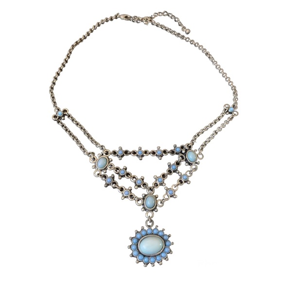 Lucky Brand Jewelry - Lucky Brand blue stone boho layered necklace
